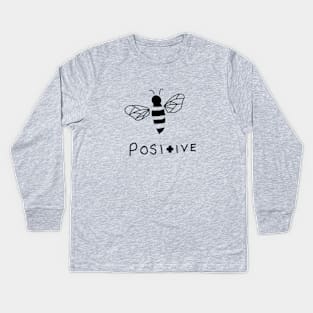 Bee Posi+ive Kids Long Sleeve T-Shirt